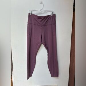 Under Armour Purple Leggings with Pockets